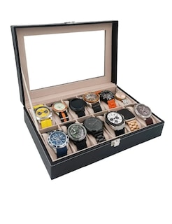 Foto 1 | Estuche Organizador de Relojes 12 Espacios