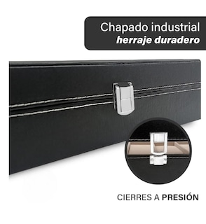 Foto 5 | Estuche Organizador de Relojes 12 Espacios