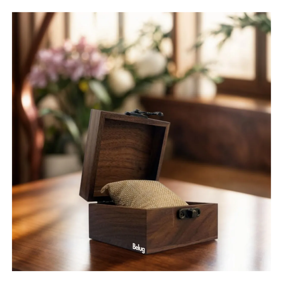 Foto 4 | Caja Organizadora Madera Nogal Para Relojes Collares Belug, Cafe