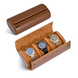 Foto 2 | Estuche para Relojes 3 Rejillas Belug Café