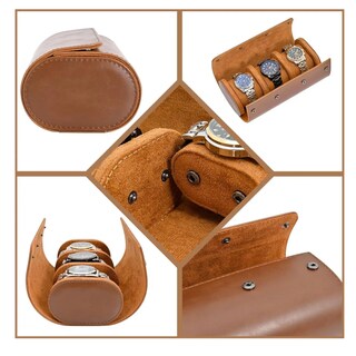 Foto 5 | Estuche para Relojes 3 Rejillas Belug Café