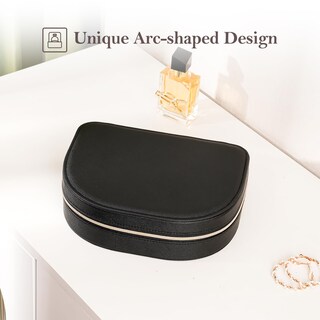 Foto 4 | Joyero Procase, Tamaño Viaje, Piel Sintética Con Forma De Concha Marina - Venta Internacional.