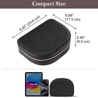 Foto 6 | Joyero Procase, Tamaño Viaje, Piel Sintética Con Forma De Concha Marina - Venta Internacional.