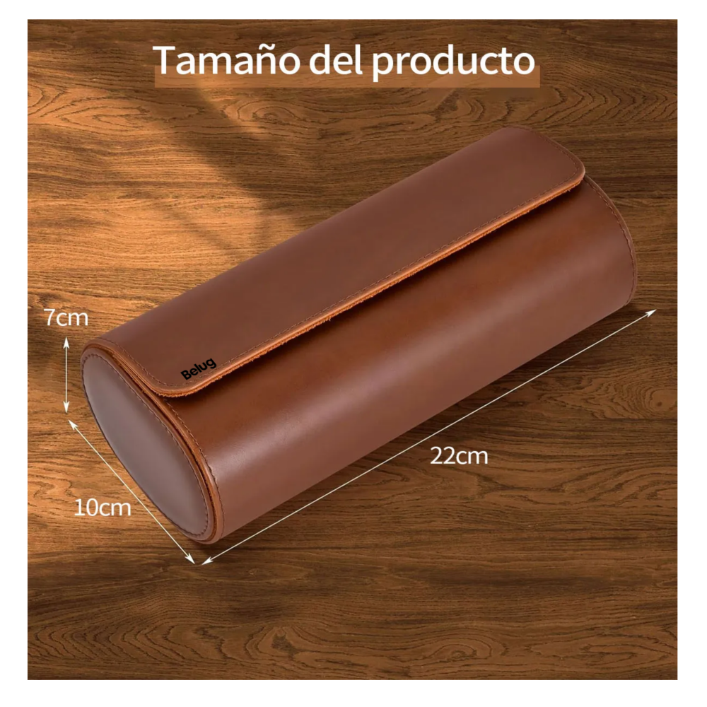 Foto 4 pulgar | Estuche para Reloj Belug Café