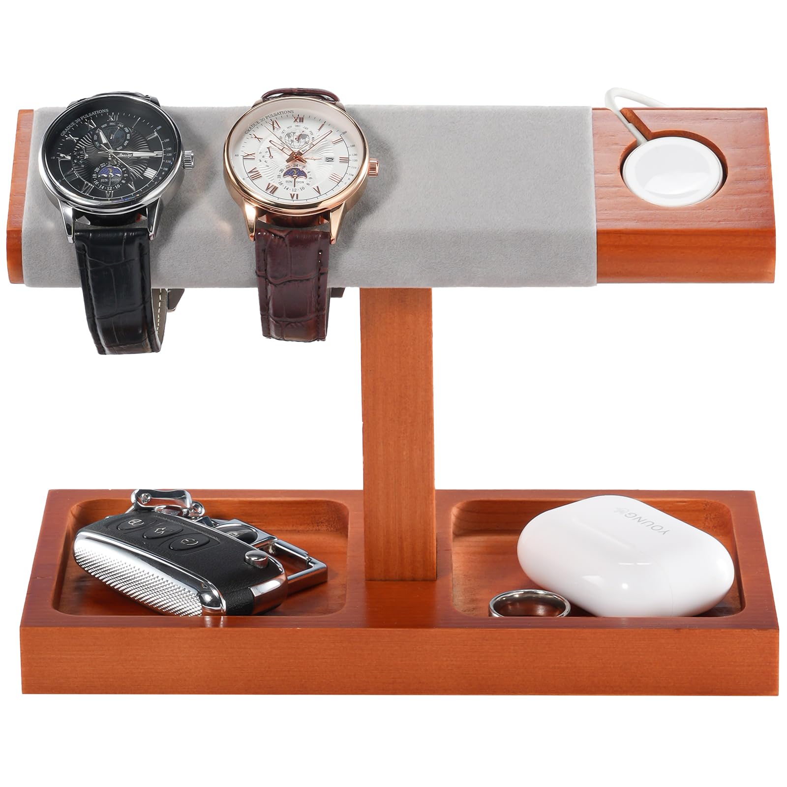 Foto 1 | Soporte Expositor De Relojes Procase Wood Para Hombre 4/8 Relojes - Venta Internacional.