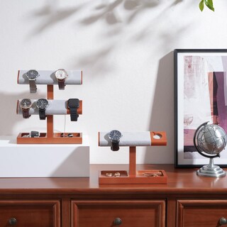 Foto 6 | Soporte Expositor De Relojes Procase Wood Para Hombre 4/8 Relojes - Venta Internacional.