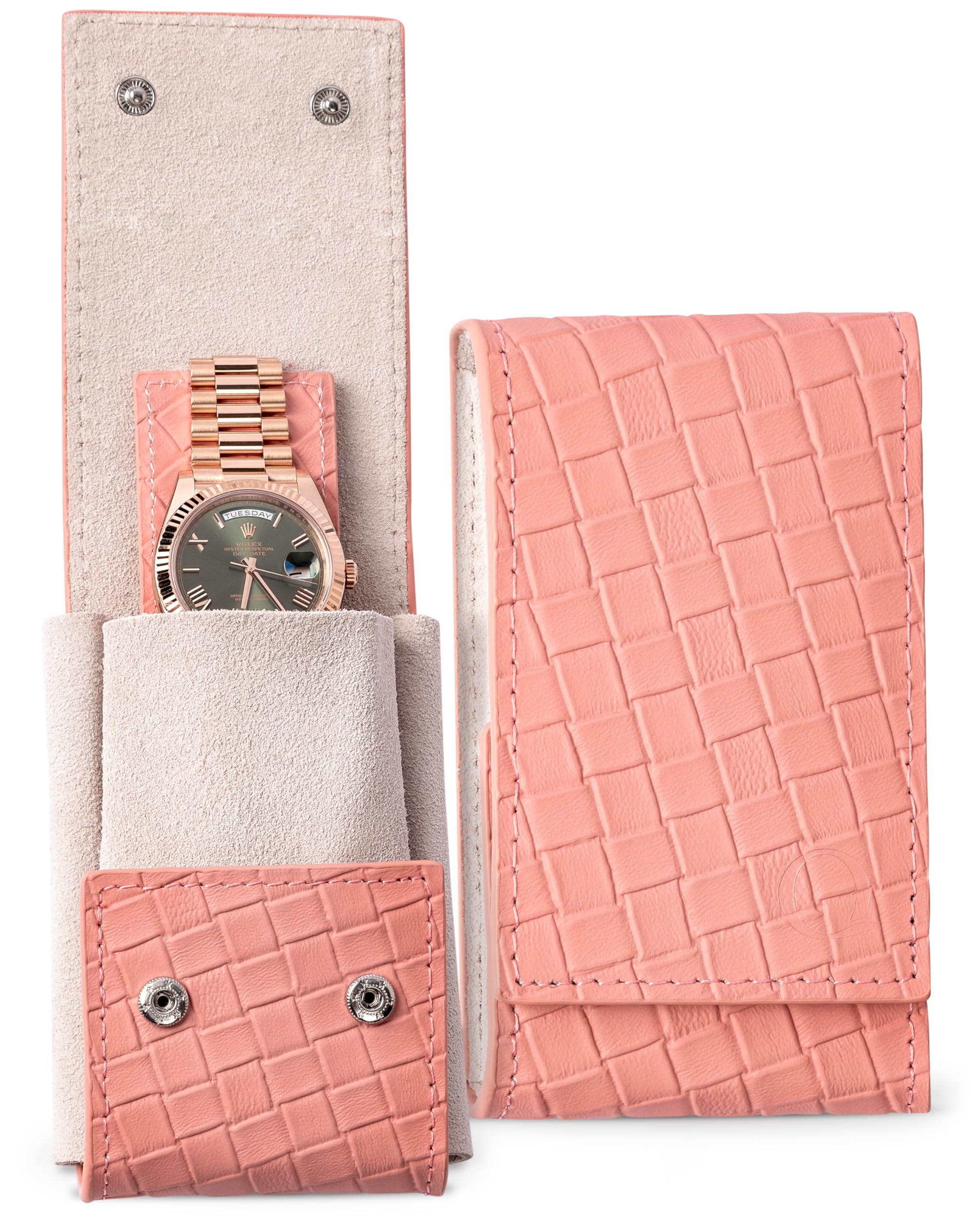 Foto 2 pulgar | Funda De Viaje Para Relojes, De Piel Auténtica, De Qwatchbands - Venta Internacional.