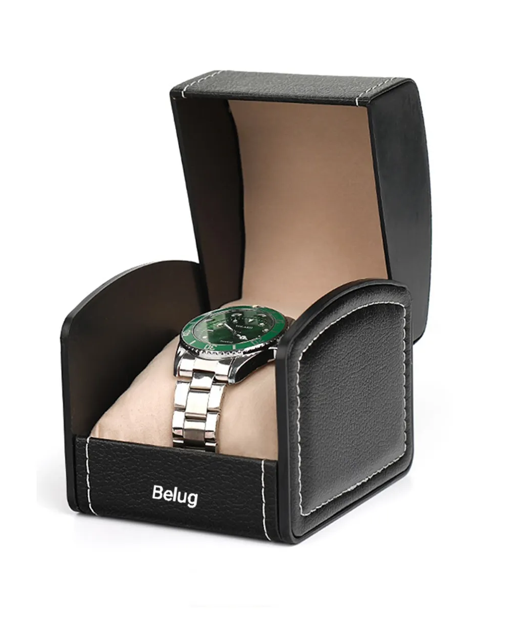 Foto 4 pulgar | Estuche Porta Relojes Negro/beige