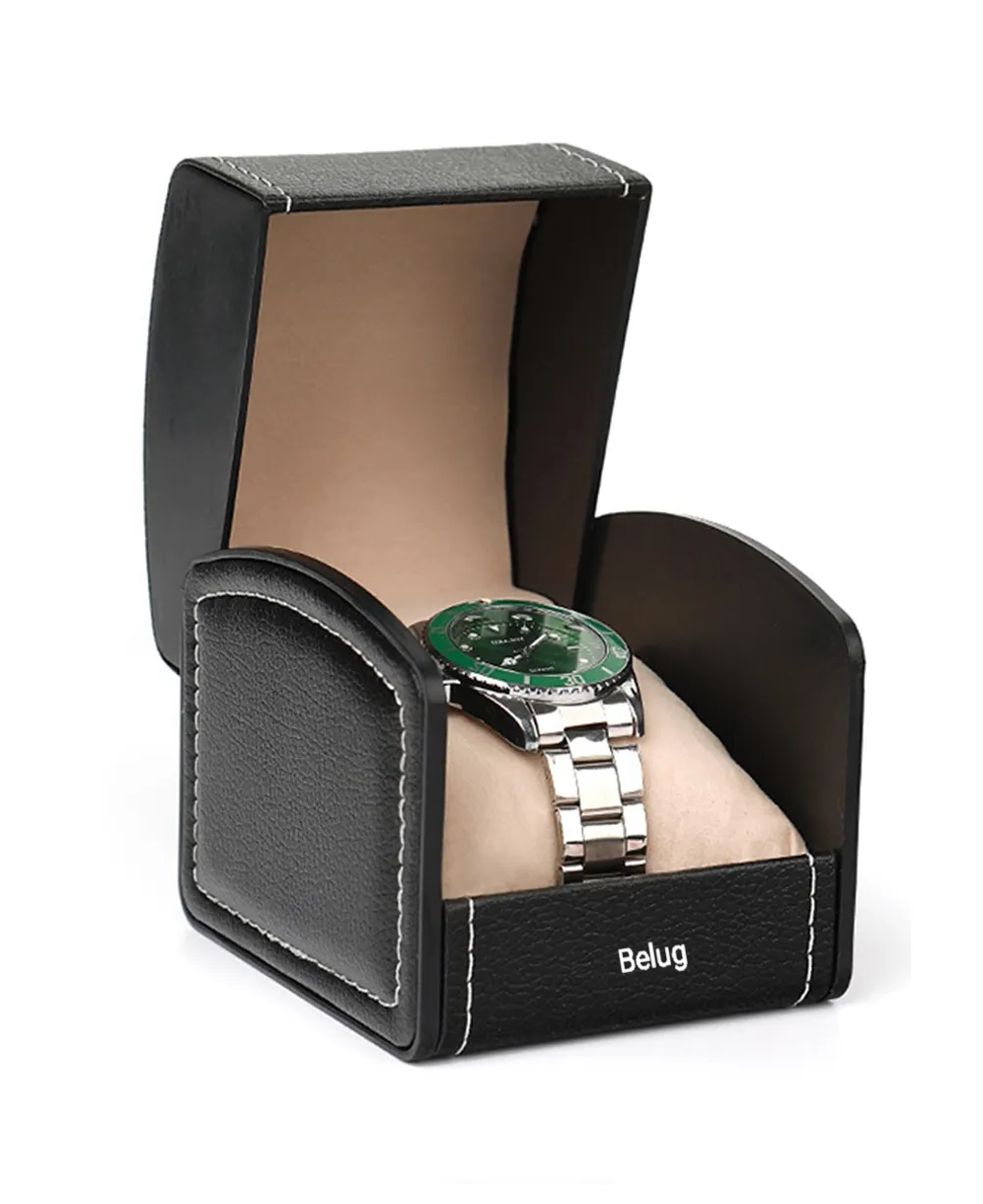 Foto 5 pulgar | Estuche Porta Relojes Negro/beige