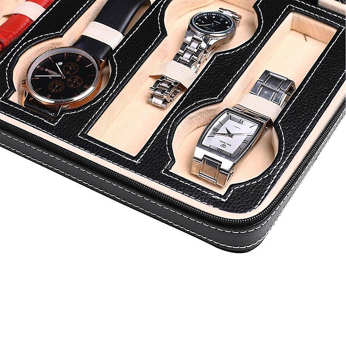 Foto 4 pulgar | Estuche De Almacenamiento Para Relojes  8 Rejillas  Soportes Para Computadora - Venta Internacional.