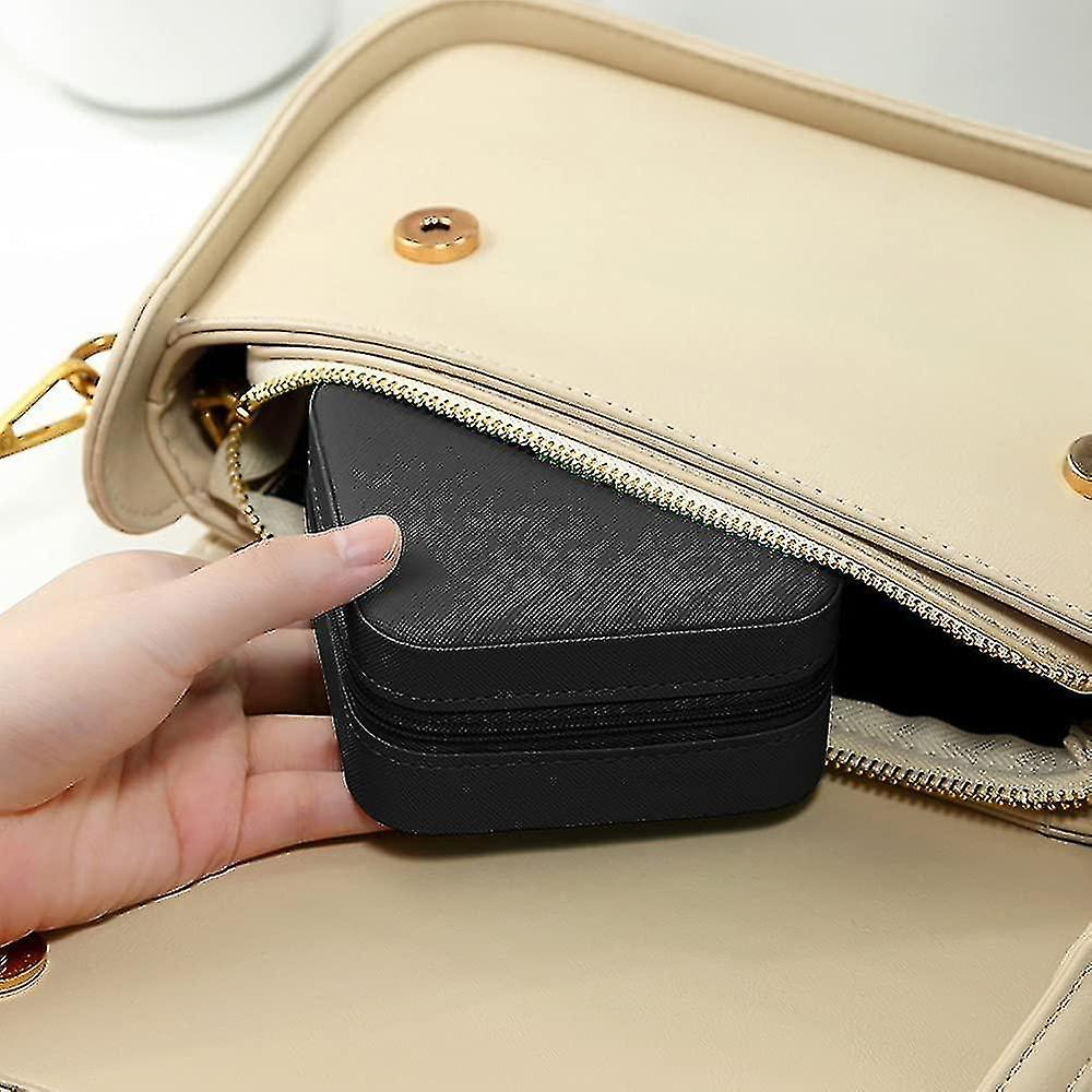 Foto 5 pulgar | Joyero Organizador Con Cajones Para El Hogar  Piel Sintética  Color Negro - Venta Internacional.