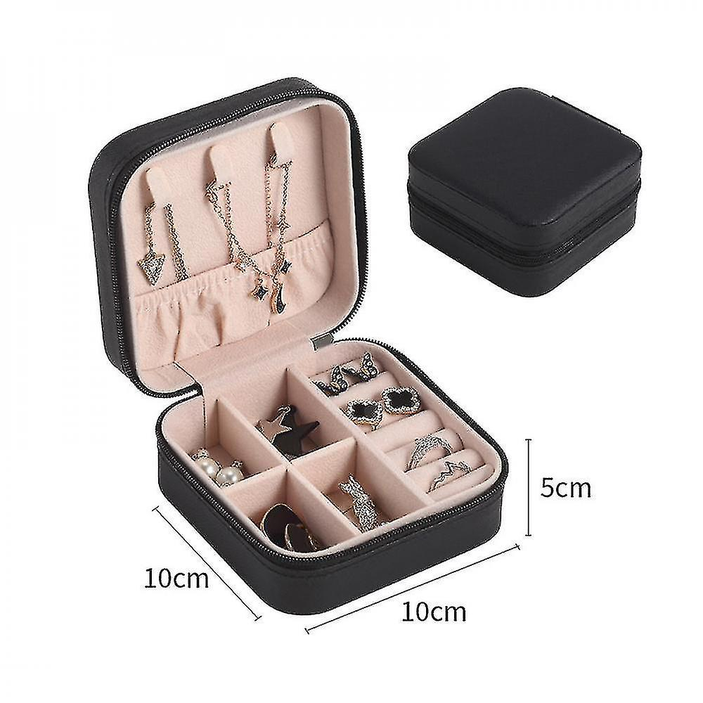 Foto 6 pulgar | Joyero Organizador Con Cajones Para El Hogar  Piel Sintética  Color Negro - Venta Internacional.