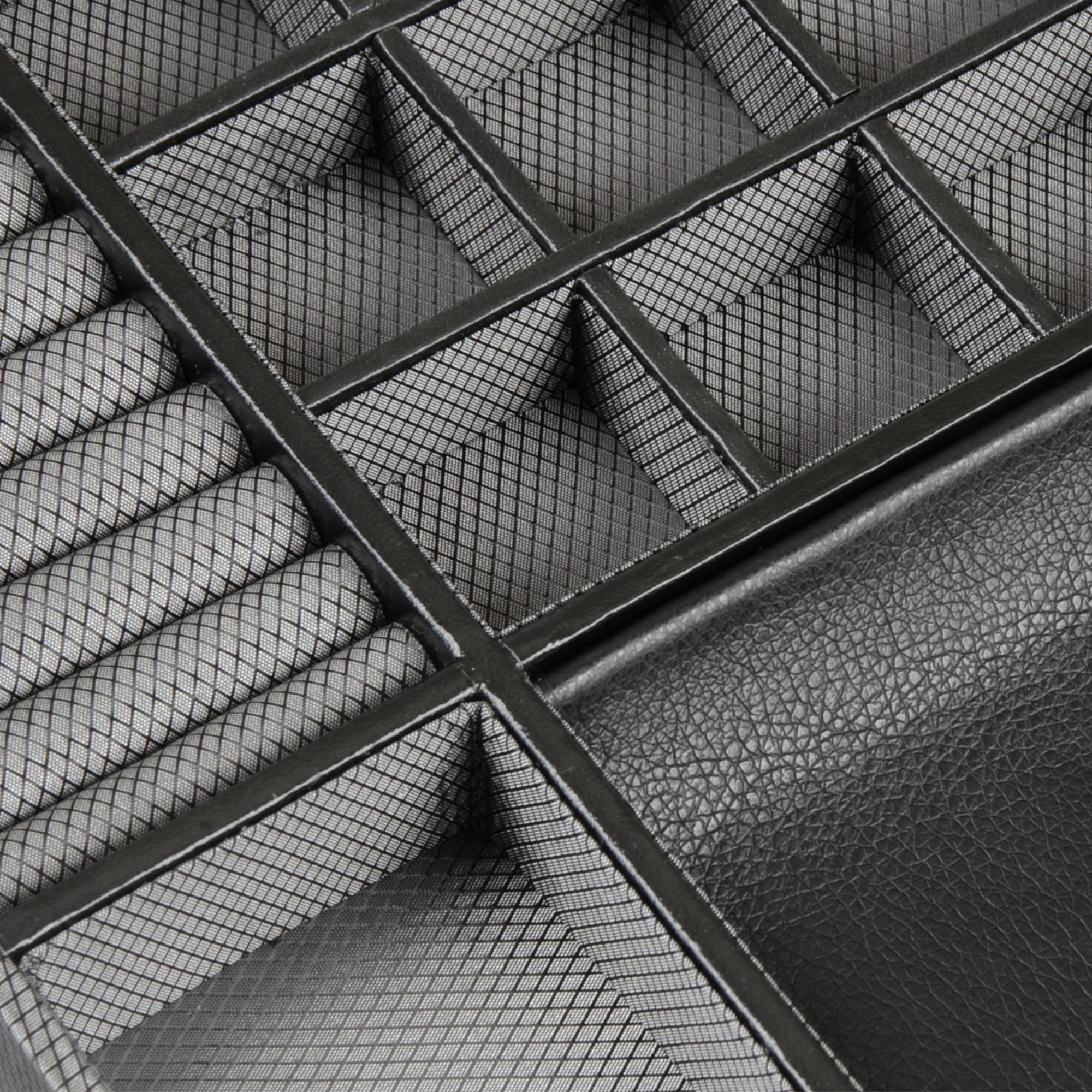 Foto 3 | Caja Para Relojes Wolf Windsor De 10 Piezas Con Cajón  Color Negro - Venta Internacional.