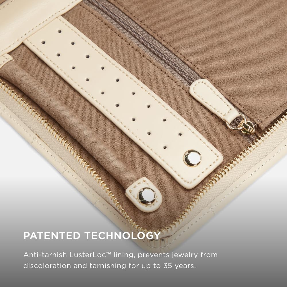Foto 4 pulgar | Portafolio De Joyas Wolf Caroline Large Ivory Con Lusterloc - Venta Internacional.