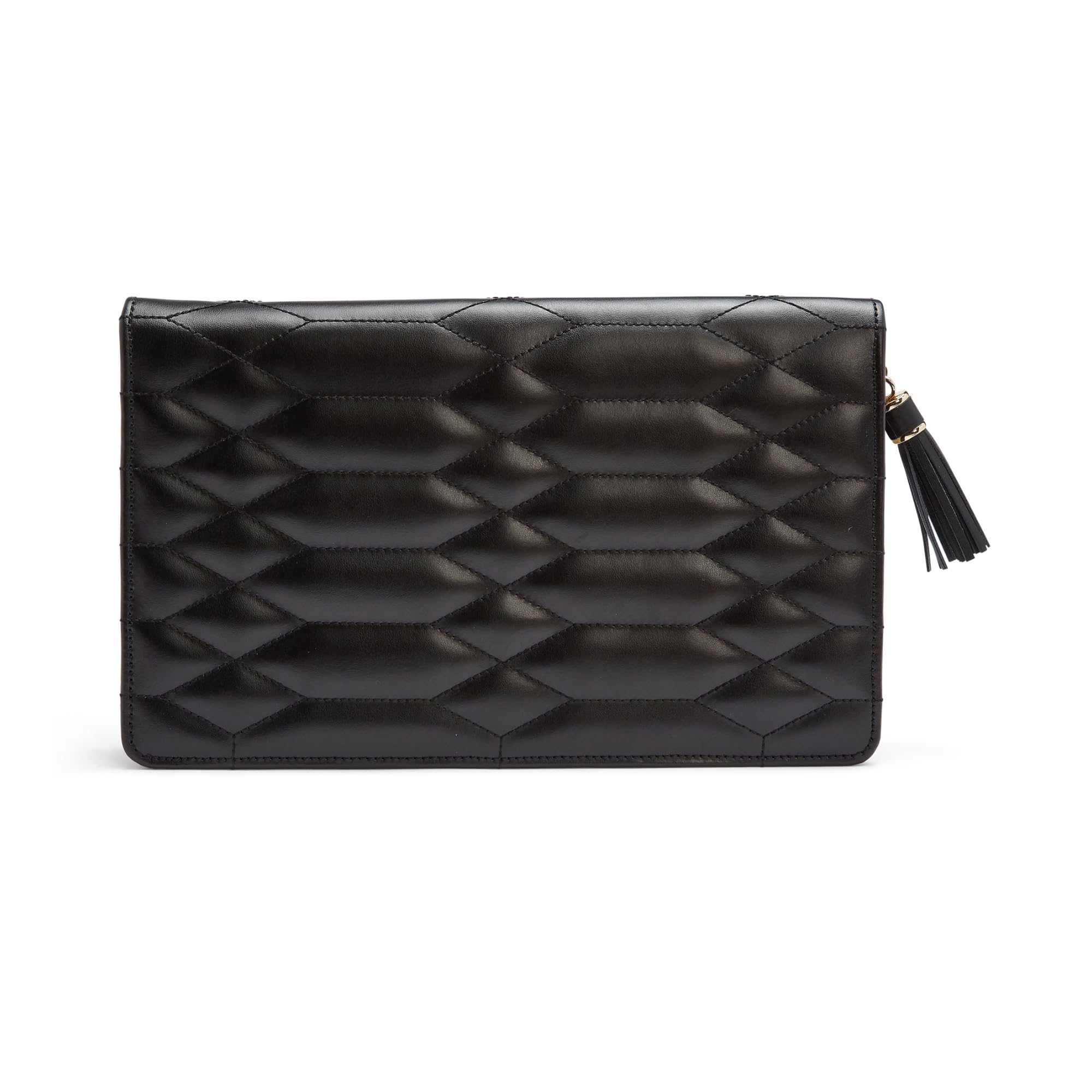 Foto 1 | Portafolio De Joyas Wolf Caroline Large De Piel Negra - Venta Internacional.