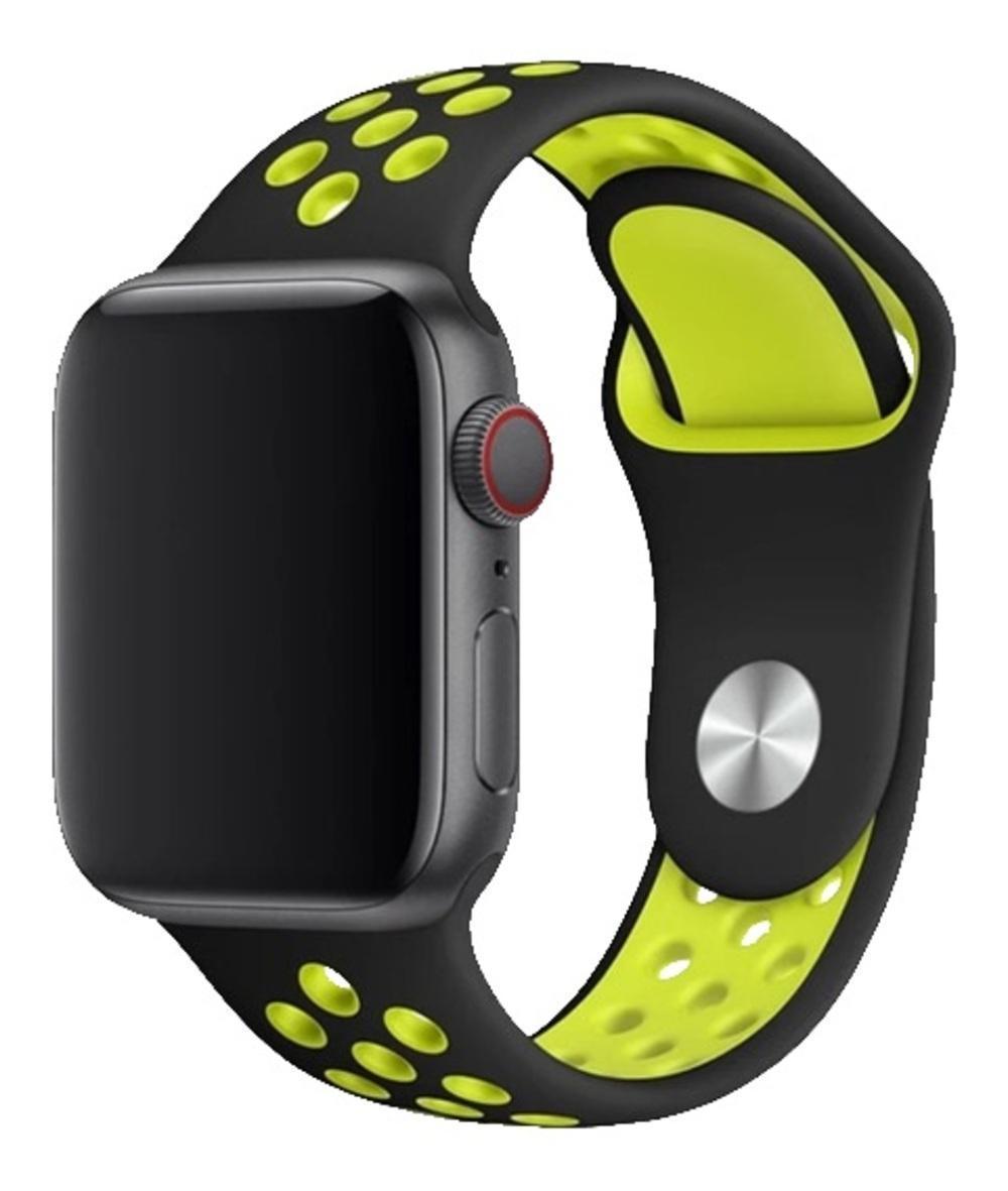 Foto 3 pulgar | Correa Extensible Apple Watch Sport Devia Con Orificios 42mm