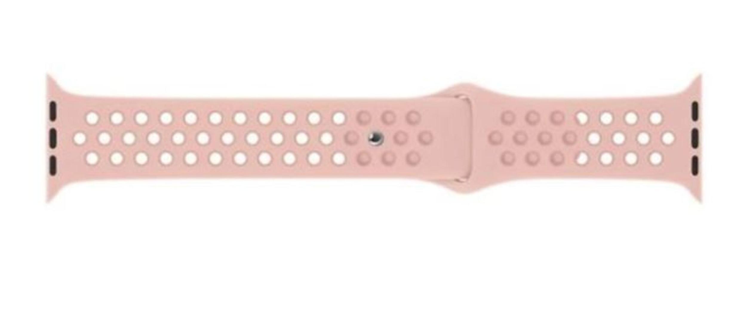 Foto 3 pulgar | Correa Extensible Smartwatch Sport Devia Orificios 38mm Rosa