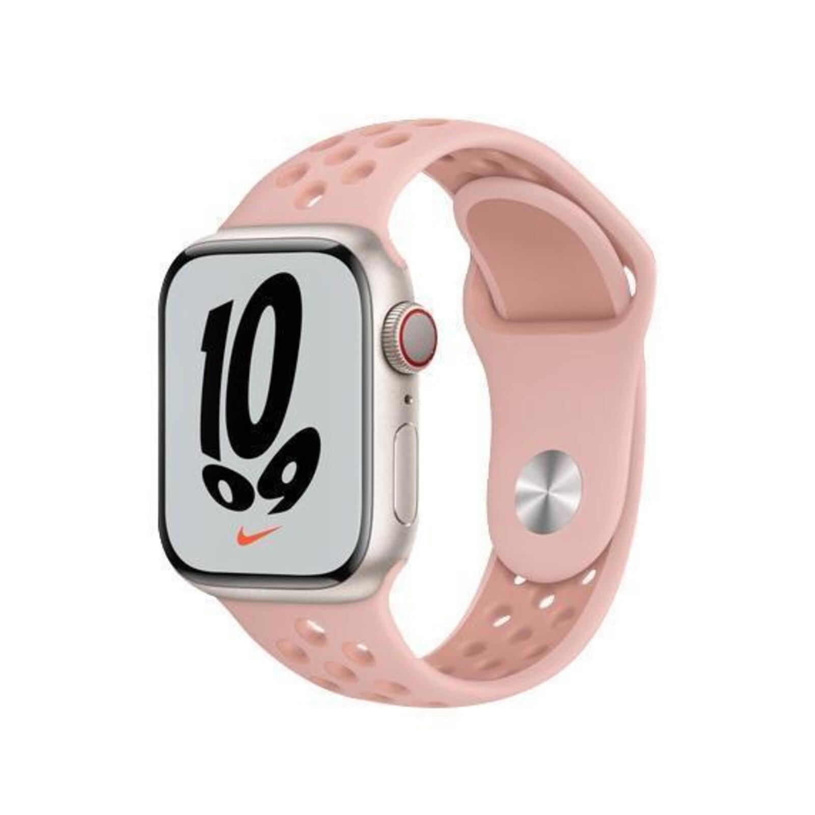 Foto 4 pulgar | Correa Extensible Smartwatch Sport Devia Orificios 38mm Rosa