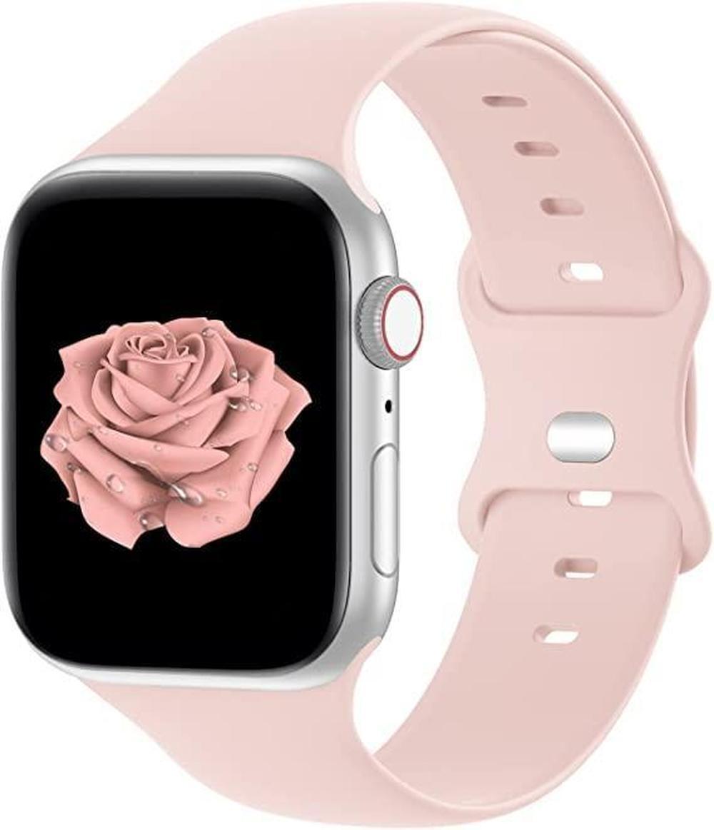 Foto 3 pulgar | Correa Qoknul color Rosa para Apple Watch Sport 38 40 MM