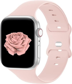Foto 2 | Correa Qoknul color Rosa para Apple Watch Sport 38 40 MM