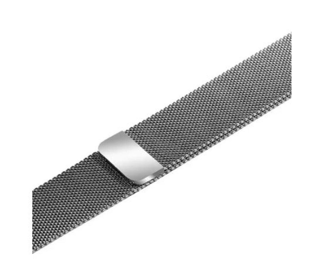 Foto 2 | Correa de Malla Milanese Qoknul Elegante color Plata para Apple Watch 42 44 MM