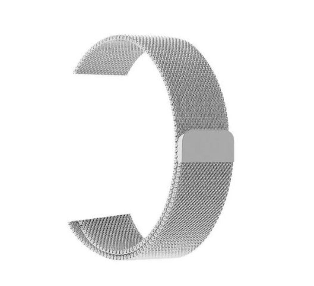 Foto 4 pulgar | Correa de Malla Milanese Qoknul Elegante color Plata para Apple Watch 42 44 MM