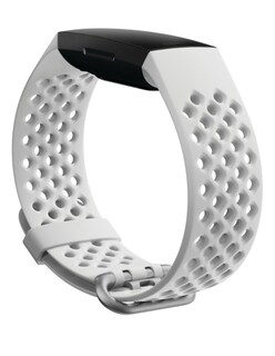 Foto 2 | Correa de Silicona Blanca para Fitbit Charge 4 Sport