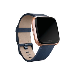 Foto 4 | Correa Accesoria Para Fitbit Versa Family, Piel De Primera Calidad, Color Azul L - Venta Internacional.