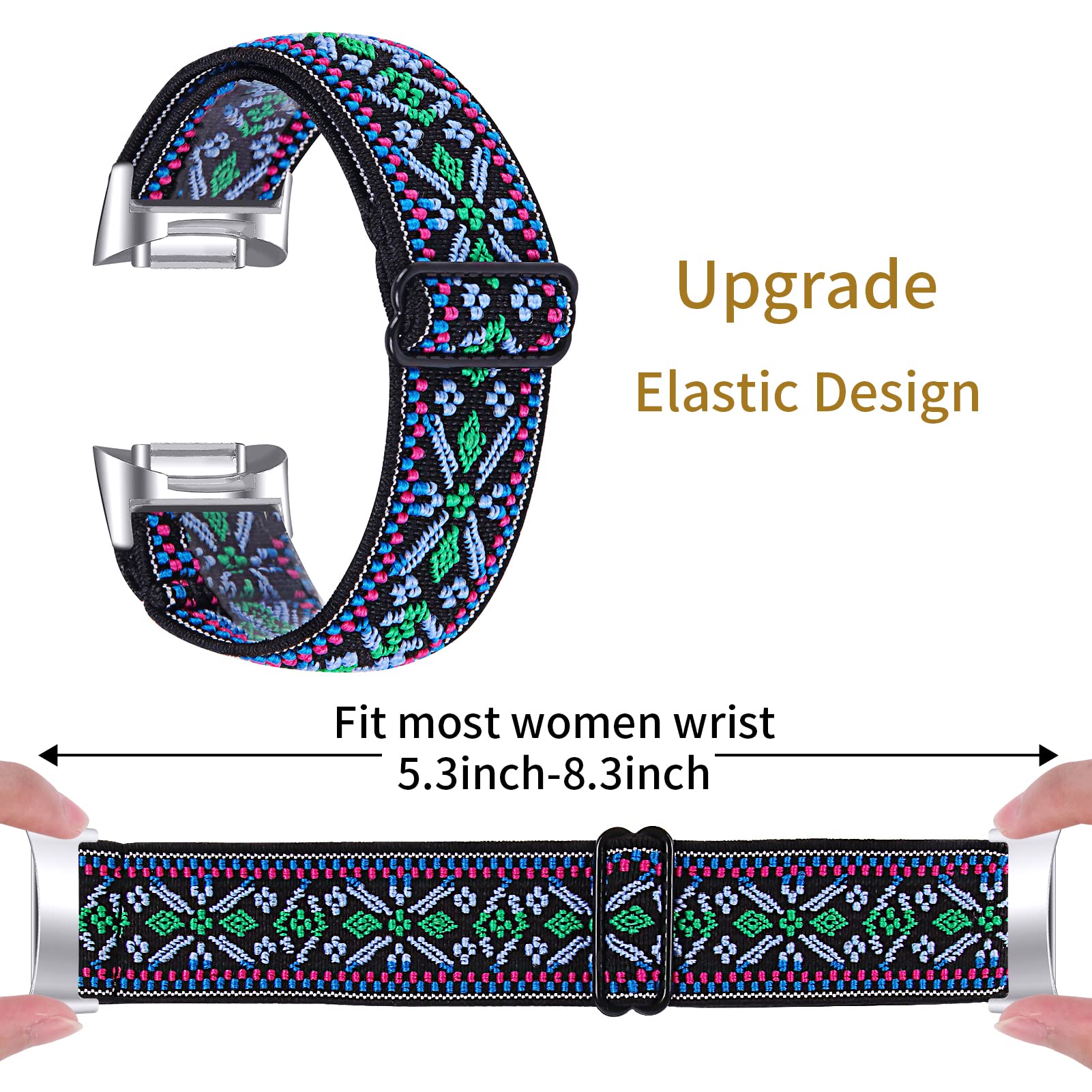 Foto 4 | Banda Elástica Compatible Con Fitbit Charge 5 - Ruentech - Venta Internacional.