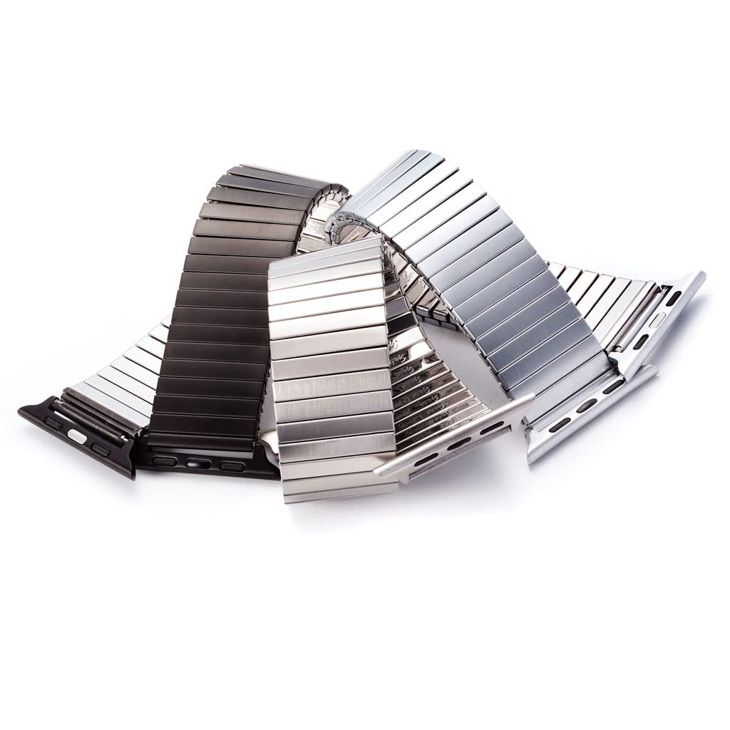 Foto 7 pulgar | Banda De Expansión Speidel Twist-o-flex Ip Plateada Para Apple Watch - Venta Internacional.