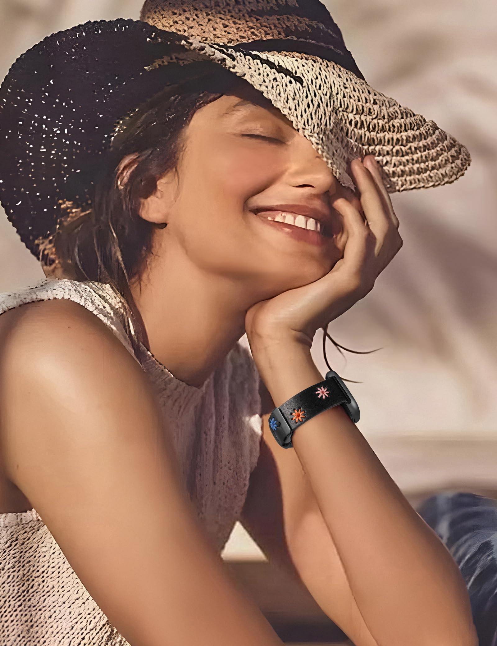 Foto 5 | Correa De Piel Wearlizer Para Fitbit Versa 4/3/sense 2 - Venta Internacional.