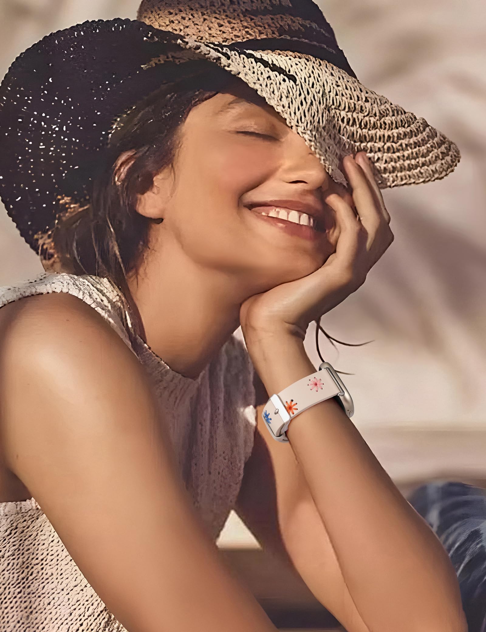 Foto 5 | Correa De Piel Wearlizer Para Mujer Fitbit Versa 4/versa 3/sense 2/sense - Venta Internacional.