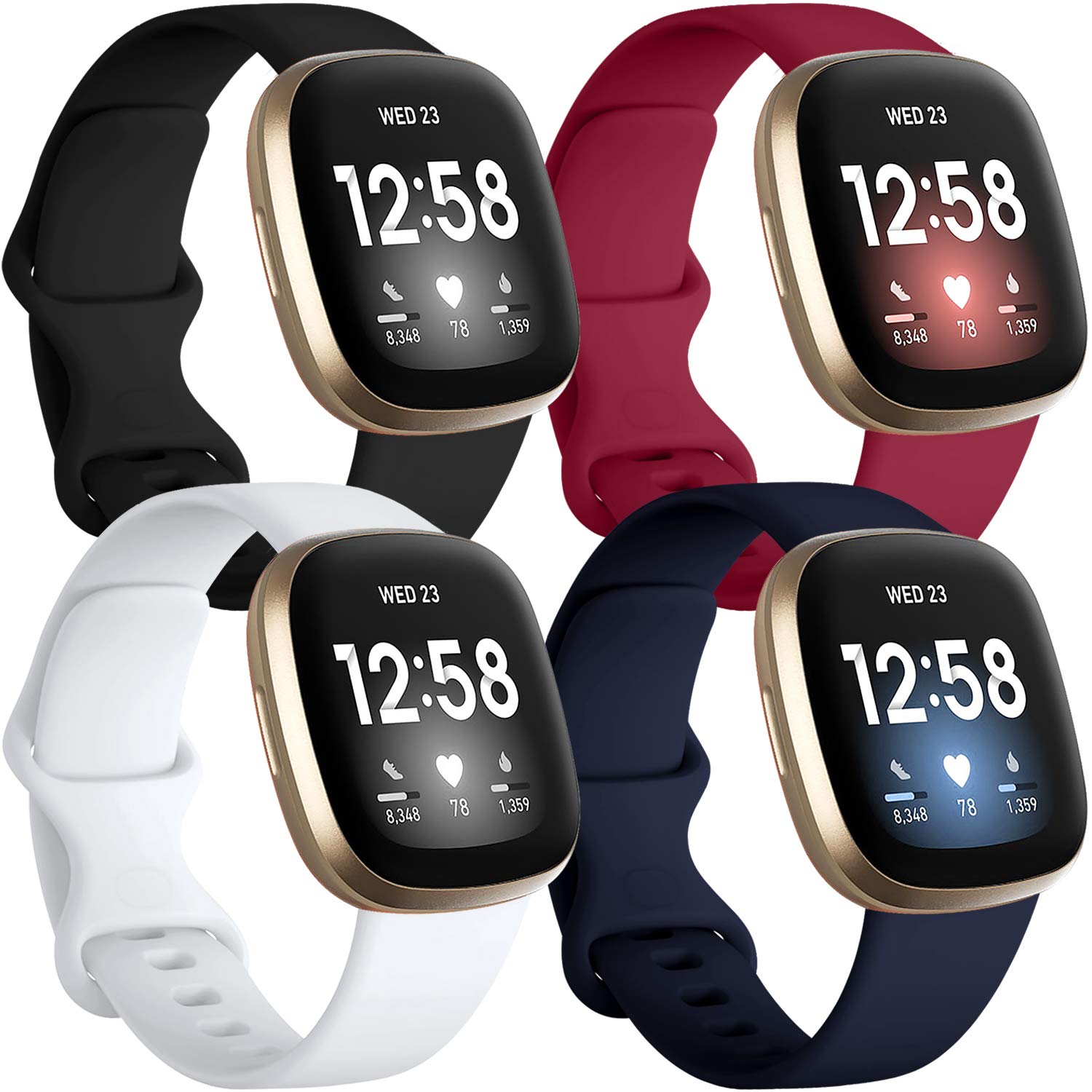 Foto 2 pulgar | Correa Getino Compatible Con Fitbit Sense 2  Sense/ Versa 3 Y Versa 4 - Venta Internacional.