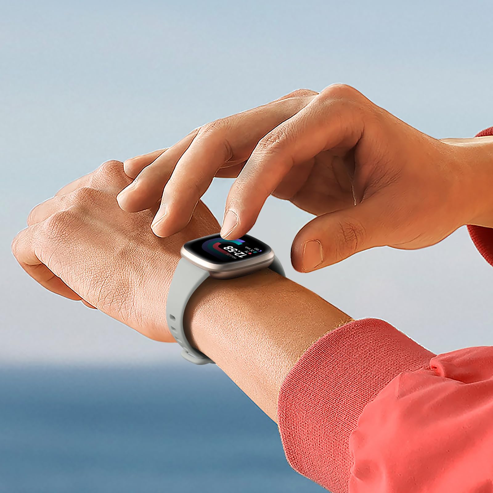 Foto 5 pulgar | Correa De Reloj Getino Compatible Con Fitbit Versa 3/4  Sense/sense 2 - Venta Internacional.
