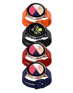 Foto 4 | Correa Para Huawei Watch Gt2 3 Para Samsung Active 4 Pzs, Negro + Azul + Rojo + Naranja