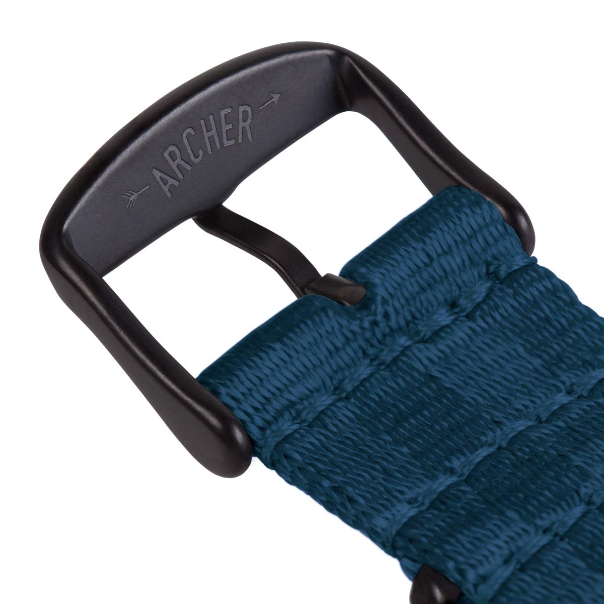 Foto 5 pulgar | Correa de Reloj Archer Nailon Tejido Azul 18 mm - Venta Internacional