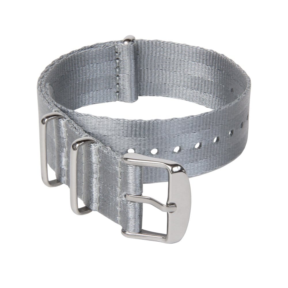 Correa de Reloj Archer Nailon Tejido Gris 22 mm - Venta Internacional $702