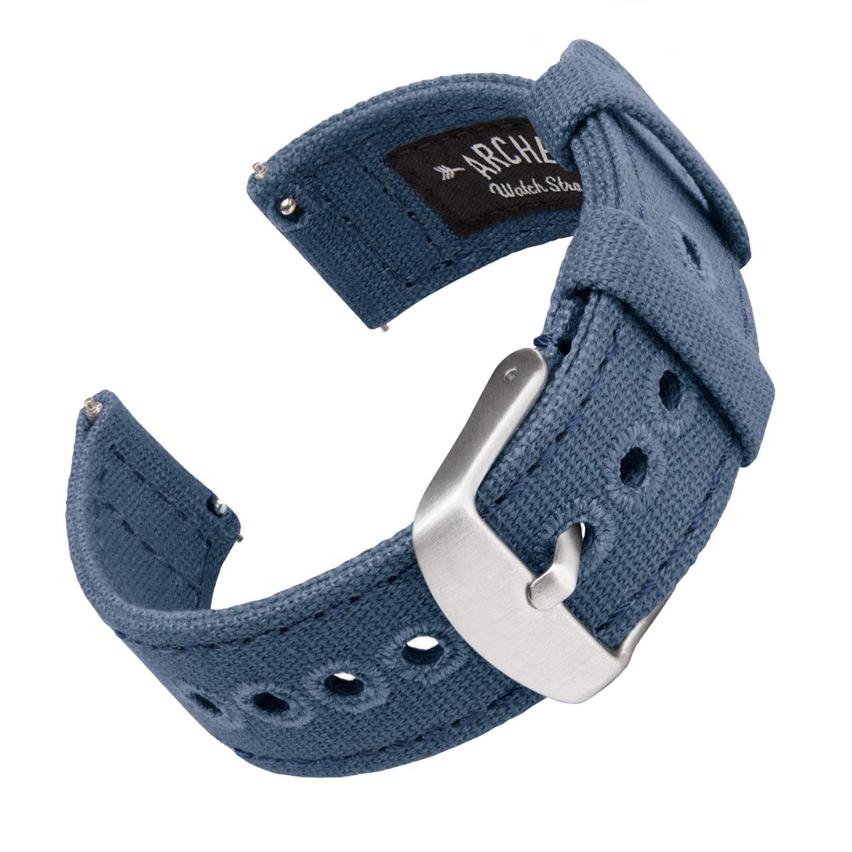 Foto 2 pulgar | Relojes Archer Canvas Quick Release Azul 20 mm - Venta Internacional