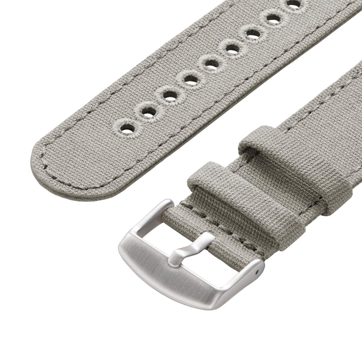 Foto 3 pulgar | Pulseras de Reloj Archer Canvas Quick Release Gris Ceniza 22 mm - Venta Internacional