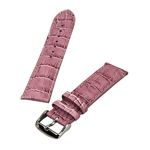 Foto 2 pulgar | Correa De Reloj Debeer Pink Crocodile Grain 22 Mm De Ancho - Venta Internacional.