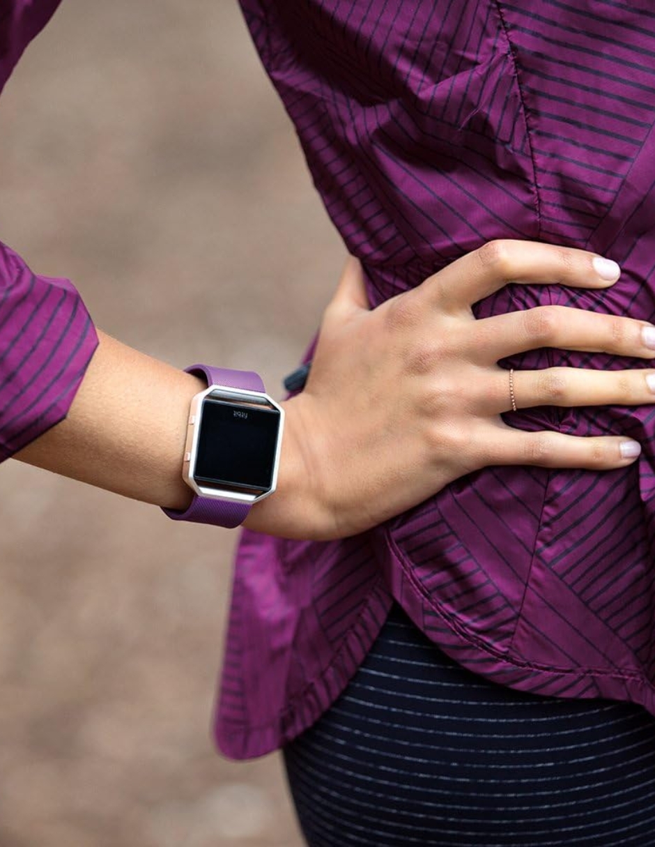 Foto 4 | Correa para Smartwatch Blaze Classic Fitbit Chica Color Ciruela