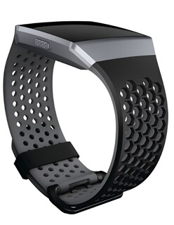 Foto 3 | Correa de Reloj Pequeña para Fitbit Ionic de Silicón Color Negro