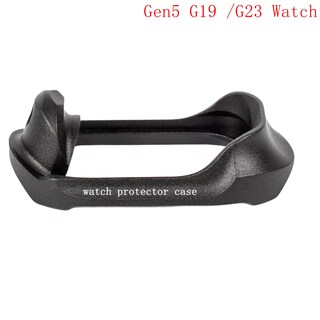 Foto 4 | Funda Protectora De Reloj Con Marco De Aluminio Para G19/g23, Color Negro - Venta Internacional.