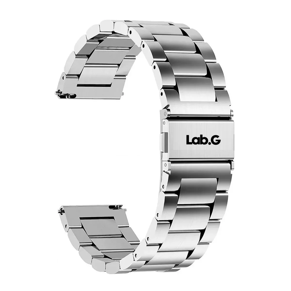 Foto 1 | Correa De Acero Inoxidable Para Reloj Lab.g Gris