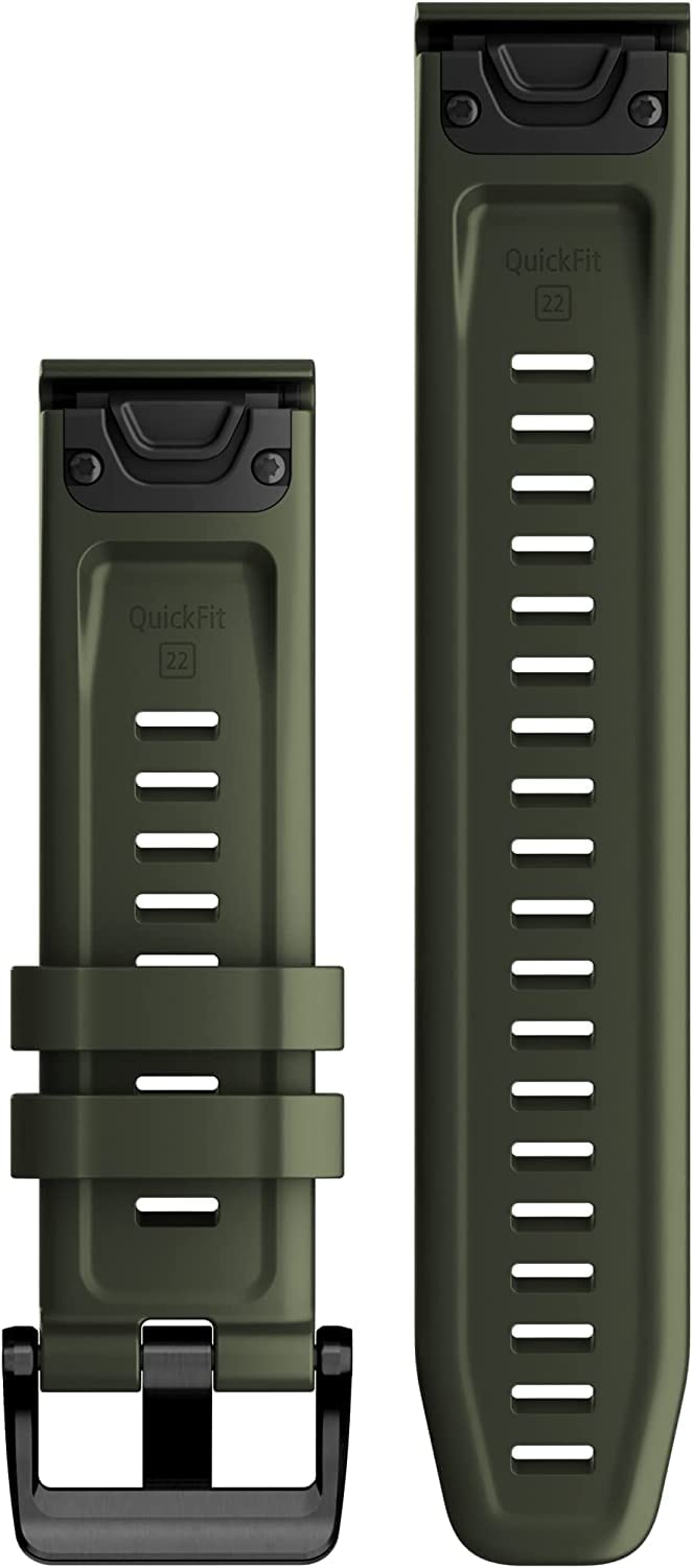 Foto 2 | Correa De Reloj Garmin Quickfit 22 Moss Silicone Band - Venta Internacional.