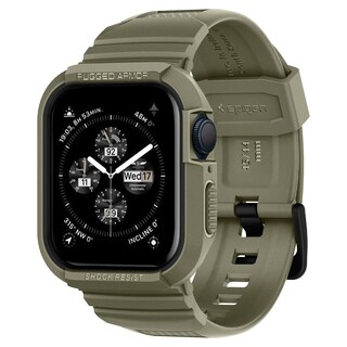 Foto 1 | Funda Con Correa Para Apple Watch Spigen Rugged Armor Pro Vintage Khaki De 45 Mm/44 Mm - Venta Internacional.