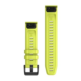 Foto 2 | Correa De Reloj Garmin Quickfit De 22 Amperios, Silicona Amarilla - Venta Internacional.