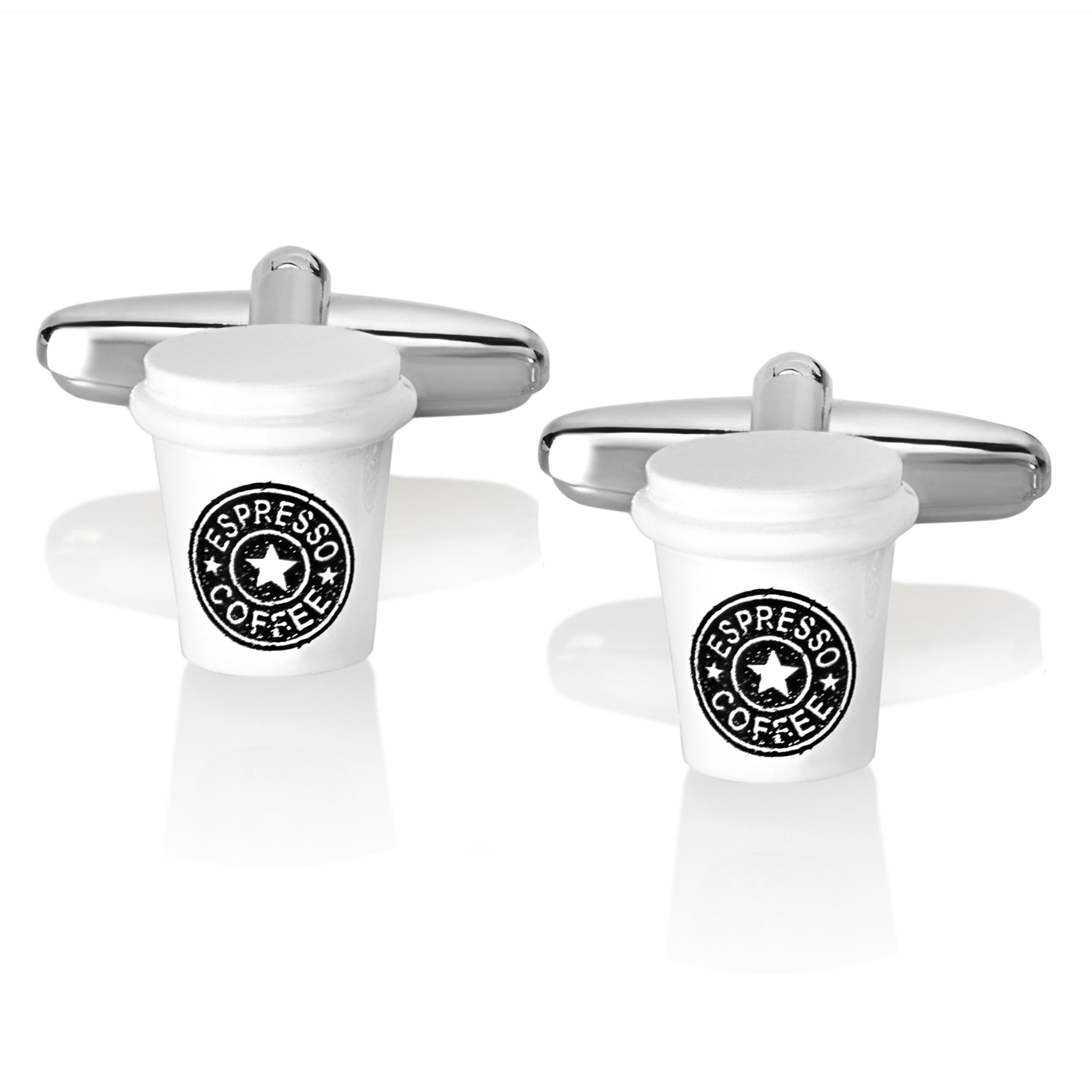 Foto 3 pulgar | Taza De Café Espresso Pufflinks West Coast Jewelry, Altamente Pulida - Venta Internacional.