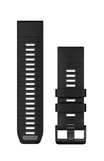 Foto 1 | Correa De Reloj Garmin Quickfit De 26 Mm, Silicona Negra Y Gris Guijarro - Venta Internacional.