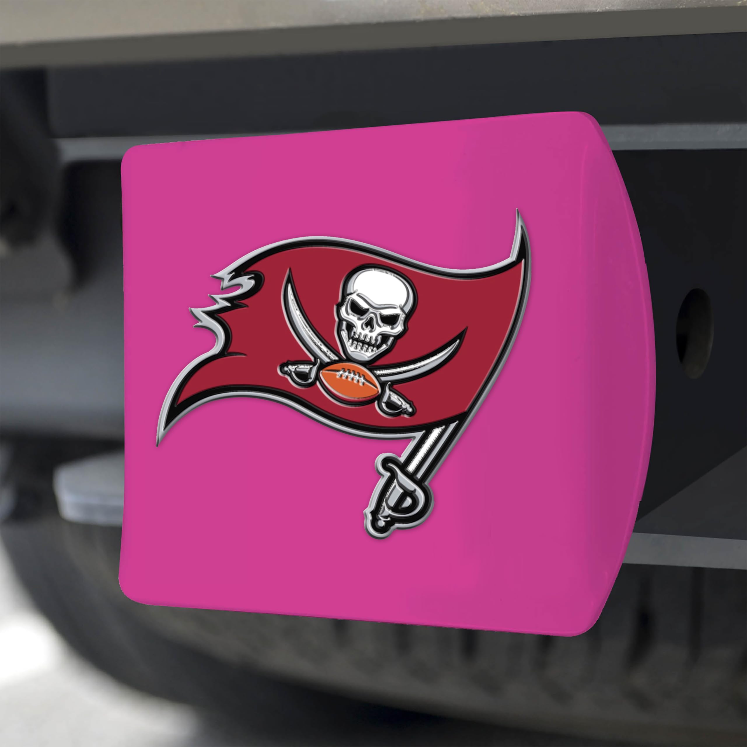 Foto 6 pulgar | Funda De Enganche Fanmats 43393 Nfl Tampa Bay Buccaneers Rosa - Venta Internacional.
